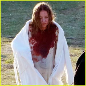 Sydney Sweeney Appears Covered in Blood While Filming Psychological Horror 'Immaculate'