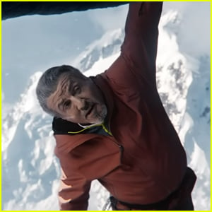 Sylvester Stallone Climbs Mountain of His Face in Super Bowl Commercial for Paramount Plus - Watch Now!