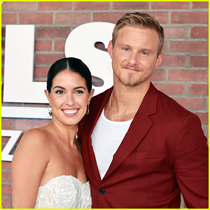 Alexander Ludwig Strips Down to Recreate His Pregnant Wife's Maternity Shoot
