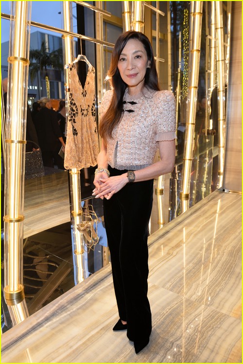 Michelle Yeoh  at the Armani Oscars party
