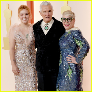 'Elvis' Director Baz Luhrmann Arrives at Oscars 2023 with Wife Catherine Martin & Daughter Lilly