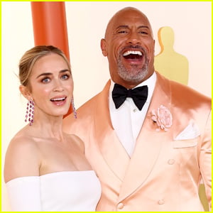 Emily Blunt & Dwayne Johnson Have a 'Jungle Cruise' Reunion at Oscars 2023!