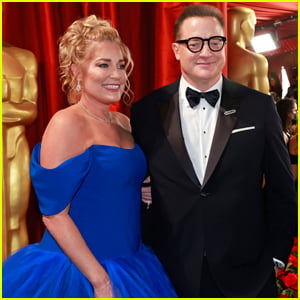 Brendan Fraser Gets Support from Girlfriend Jeanne Moore at Oscars 2023