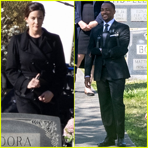 'Captain America 4' Set Photos Show Liv Tyler, Anthony Mackie (in an Arm Sling) & More Filming in a Cemetery