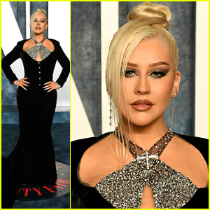 Christina Aguilera Looks Fresh Faced With Matthew Rutler At Vanity Fair Oscars 2023 Party