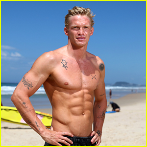 Cody Simpson Goes Shirtless, Bares Ripped Body During Beach Safety Demonstration in Australia