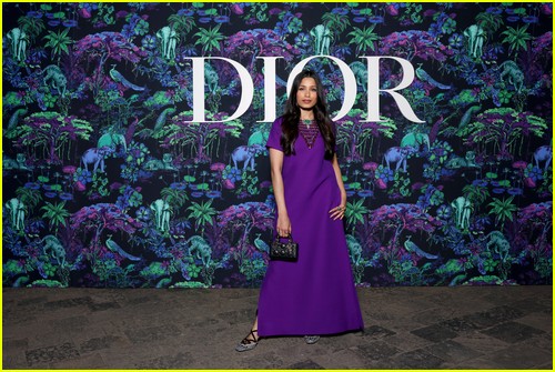 Freida Pinto at the Dior show in Mumbai