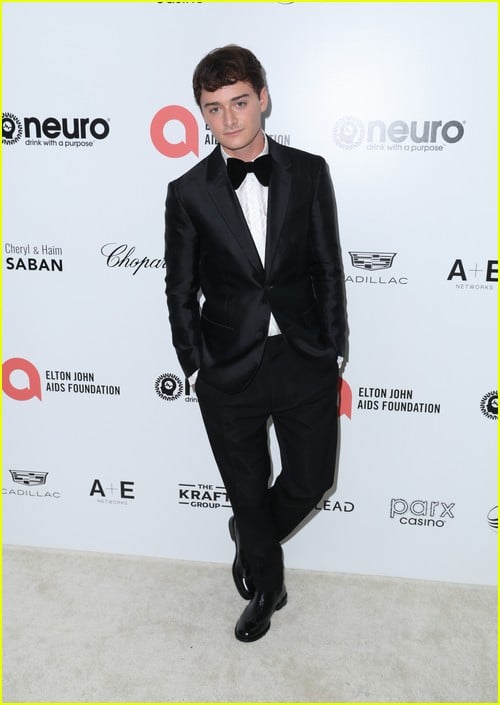 Noah Schnapp at the Elton John Oscar Party 2023
