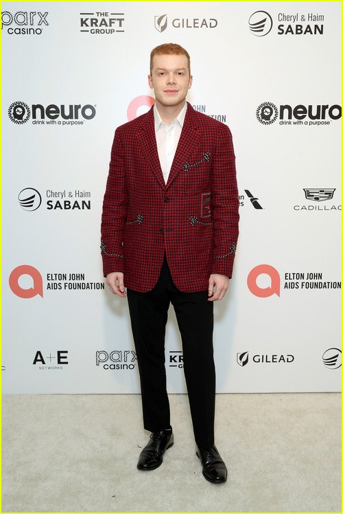 Cameron Monaghan at the Elton John Oscar Party 2023