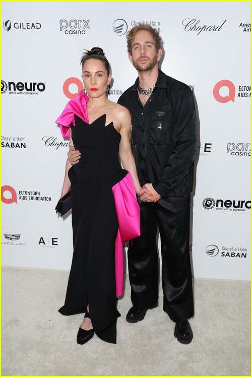 Noomi Rapace, Victor Thell at the Elton John Oscar Party 2023