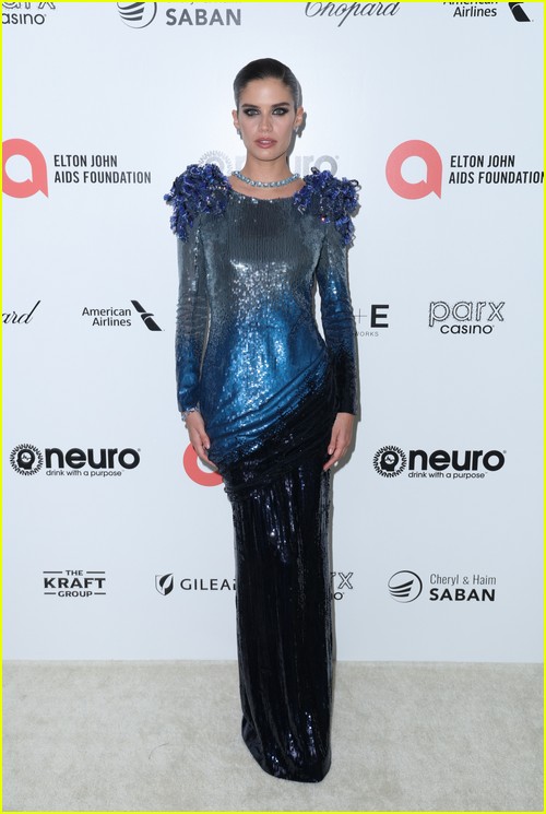 Sara Sampaio at the Elton John Oscar Party 2023