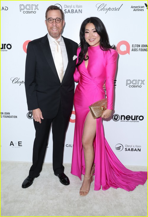 Crystal Minkoff, Rob Minkoff at the Elton John Oscar Party 2023