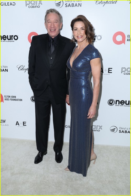 Tim Allen and wife Jane at the Elton John Oscar Party 2023