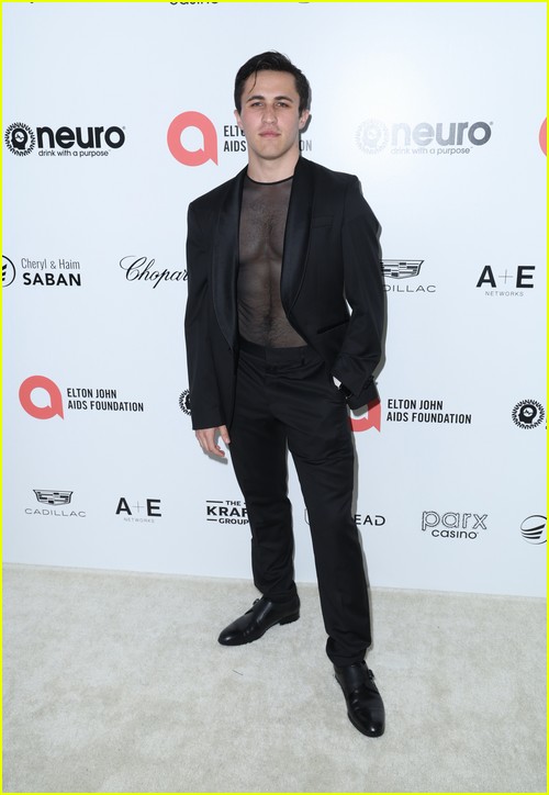 Chris Olsen at the Elton John Oscar Party 2023