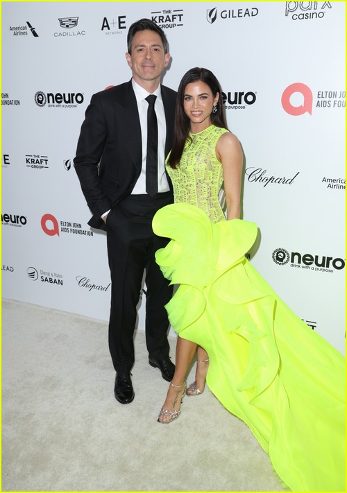 Jenna Dewan and Steve Kazee at the Elton John Oscar Party 2023