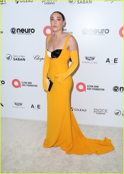 Mia Moretti at the Elton John Oscar Party 2023
