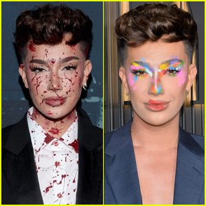 James Charles Drenches Himself in Blood for 'Scream 6' Premiere, Paints His Face in Makeup for Young Hollywood Party