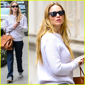 Jennifer Lawrence Goes Low Key & Casual During Errand Run