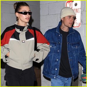 Justin & Hailey Bieber Step Out for Low-Key Dinner in Beverly Hills