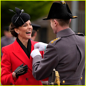 Kate Middleton Gets Pinned With Her Very Own Leek During St. David's Day Celebration with Prince William