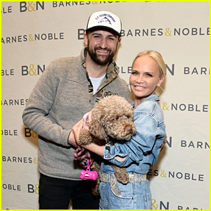 Kristin Chenoweth & Fiance Josh Bryant Pose for a Family Photo at L.A. Book Signing!
