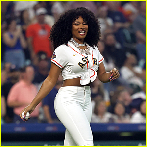 Megan Thee Stallion Throws the First Pitch on MLB Opening Day in Houston! (Video)