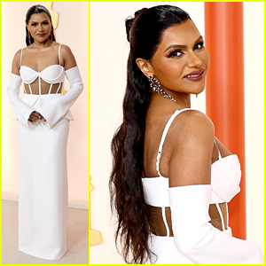 Mindy Kaling Embraces The Cut Out Trend For Oscars 2023