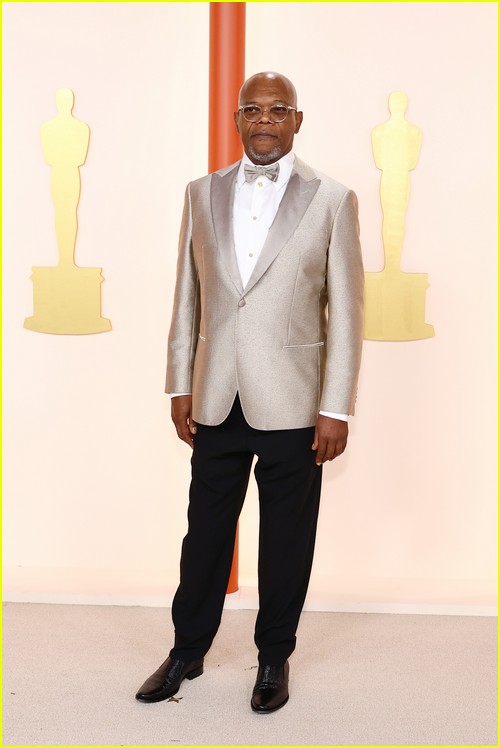 Samuel L. Jackson on the Oscars 2023 red carpet