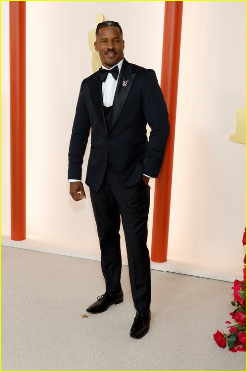 Nate Parker on the Oscars 2023 red carpet