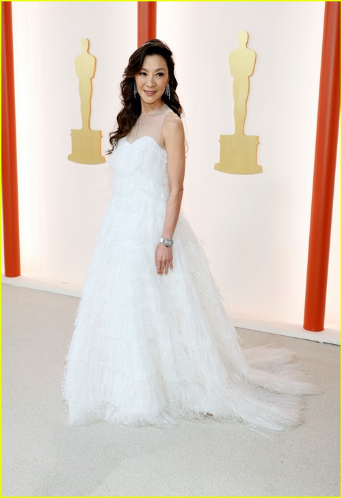 Everything Everywhere All at Once’s Michelle Yeoh on the Oscars 2023 red carpet