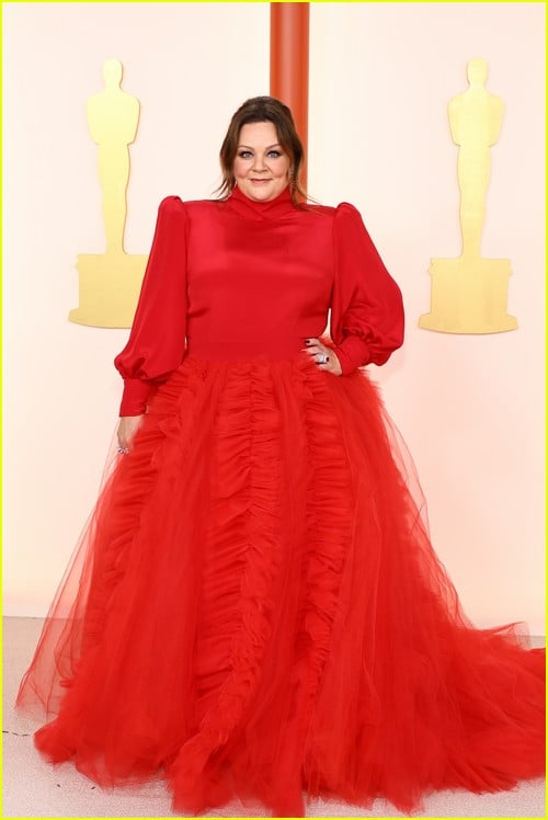 Melissa McCarthy on the Oscars 2023 red carpet