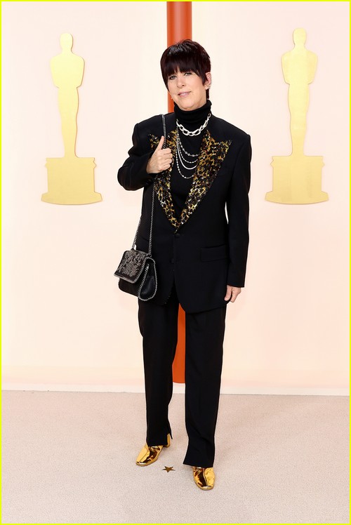 Songwriter Diane Warren on the Oscars 2023 red carpet