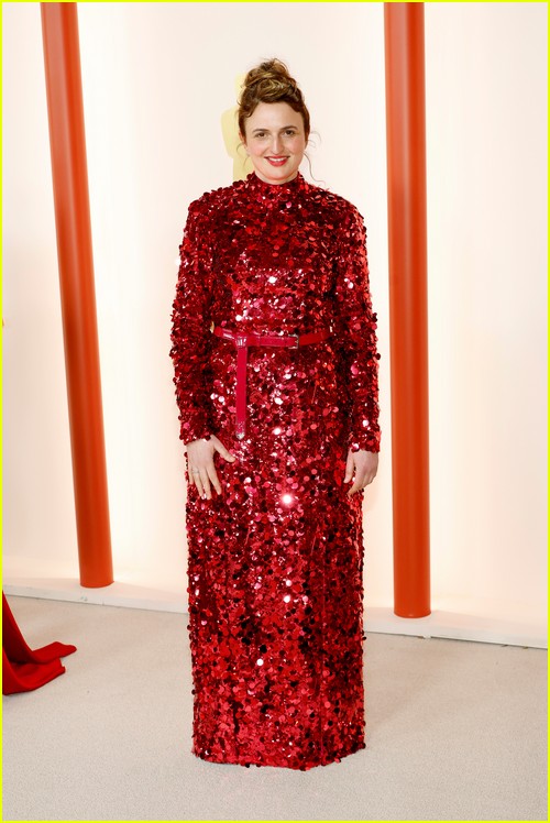 Le Pupille’s Alice Rohrwacher on the Oscars 2023 red carpet