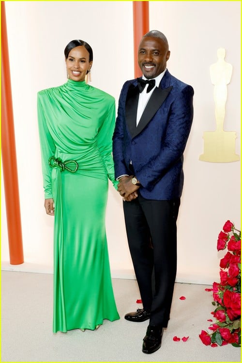 Idris Elba and wife Sabrina on the Oscars 2023 red carpet
