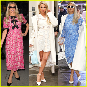 Paris Hilton Makes The Streets Of NYC A Runway While Promoting Her New Memoir