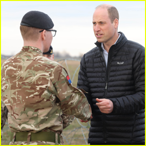 Prince William Meets with Troops During Surprise Visit Near Ukrainian-Polish Border