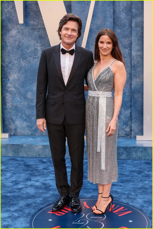 Jason Bateman and Amanda Anka at the Vanity Fair Oscar Party 2023