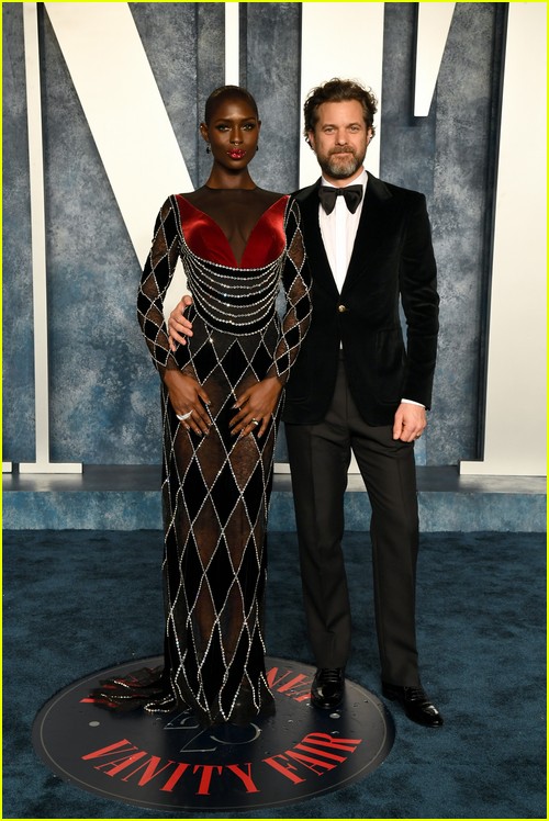 Jodie Turner-Smith and Joshua Jackson at the Vanity Fair Oscar Party 2023