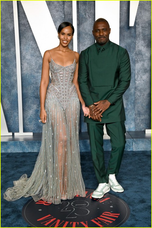 Idris and Sabrina Elba at the Vanity Fair Oscar Party 2023