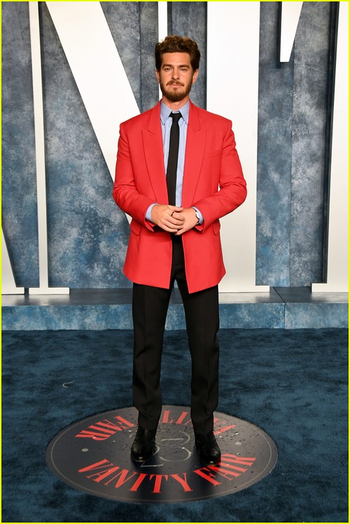 Andrew Garfield at the Vanity Fair Oscar Party 2023