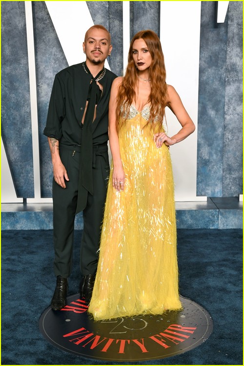 Ashlee Simpson and Evan Ross at the Vanity Fair Oscar Party 2023