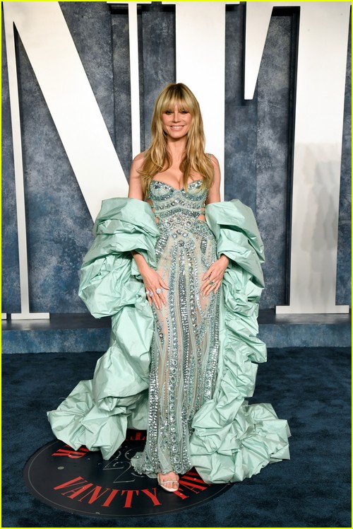 Heidi Klum at the Vanity Fair Oscar Party 2023