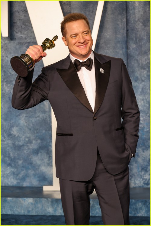 Brendan Fraser at the Vanity Fair Oscar Party 2023