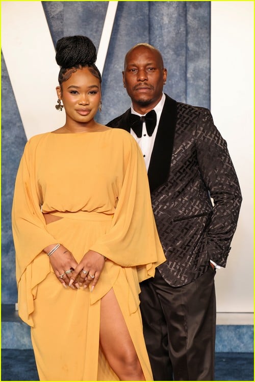 Tyrese Gibson, Zelie Timothy at the Vanity Fair Oscar Party 2023