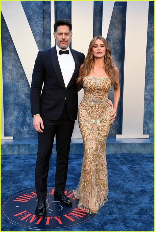 Sofia Vergara and Joe Manganiello at the Vanity Fair Oscar Party 2023