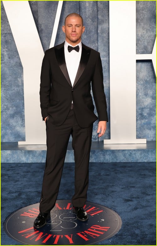 Channing Tatum at the Vanity Fair Oscar Party 2023