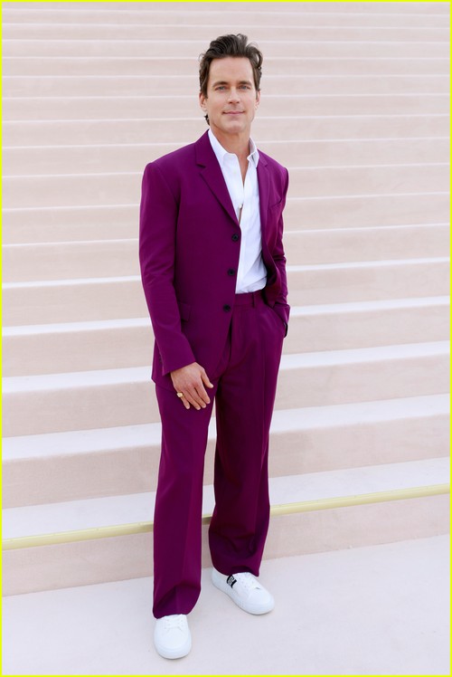 Matt Bomer at the Versace fashion show in Los Angeles