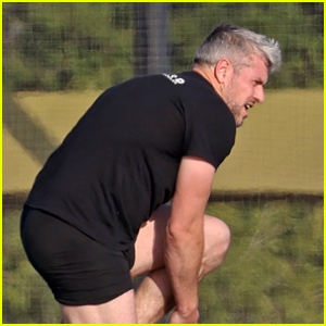 Ant Anstead Strips Down to Underwear on Soccer Field While Changing After a Game!
