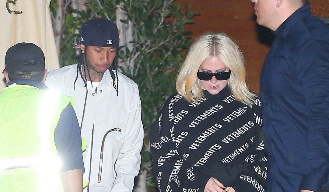 Avril Lavigne & Tyga Spotted Wrapping Up a Romantic Weekend with Dinner in Malibu