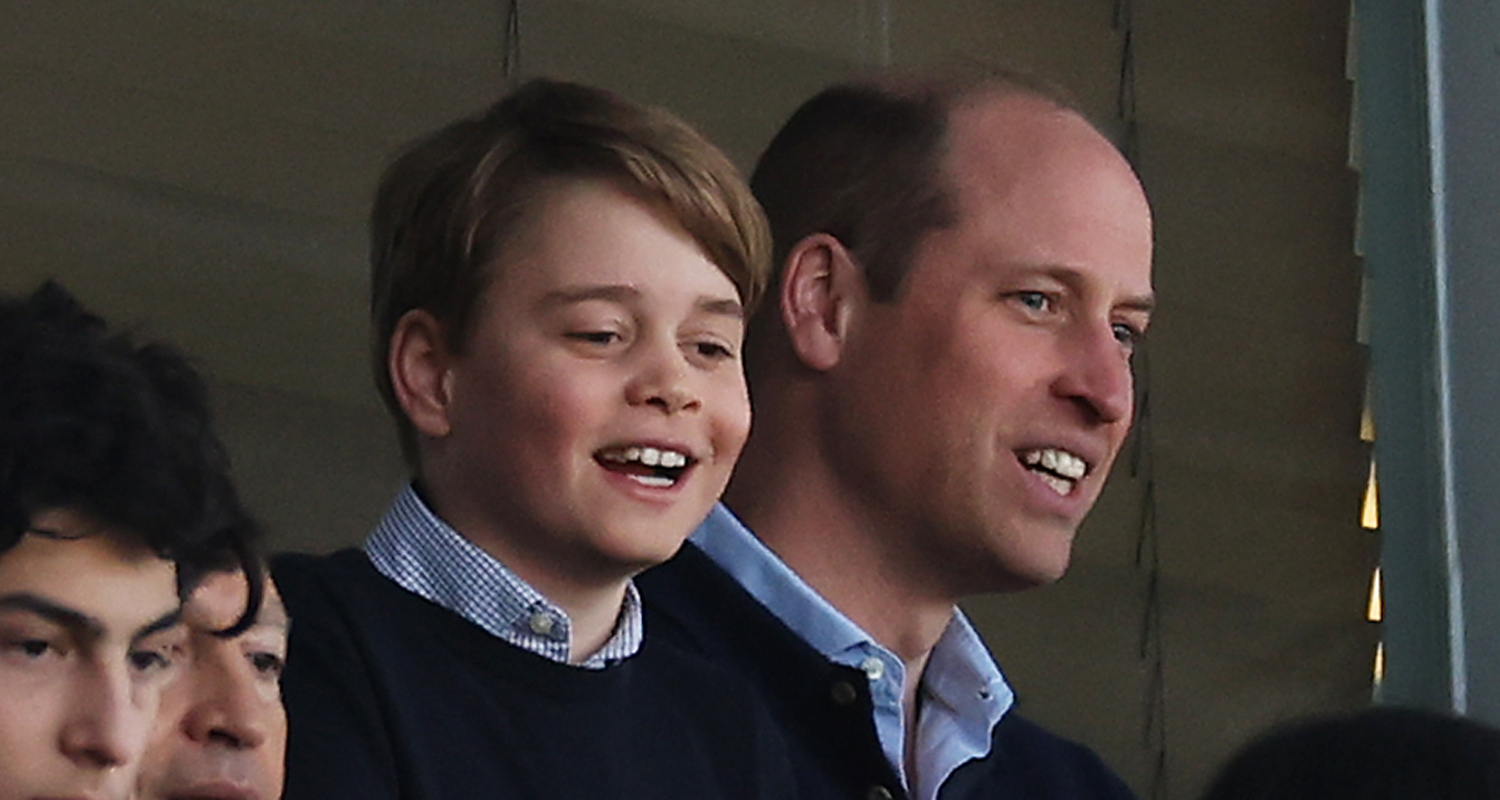 Prince William Brings Prince George to Premier League Match in England | Just Jared: Entertainment News and Celebrity Photos